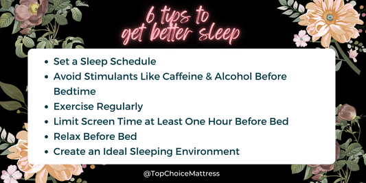 6 Tips to Get That Sweet, Sweet Sleep