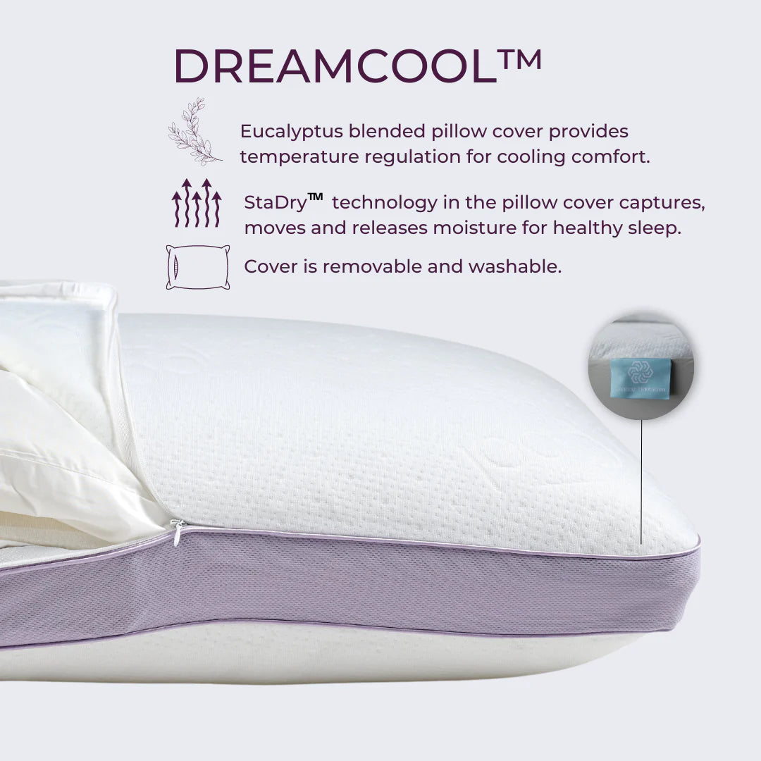 DreamCool Pillows, Available in Quattro, Trio, Duo, Solo, or Max