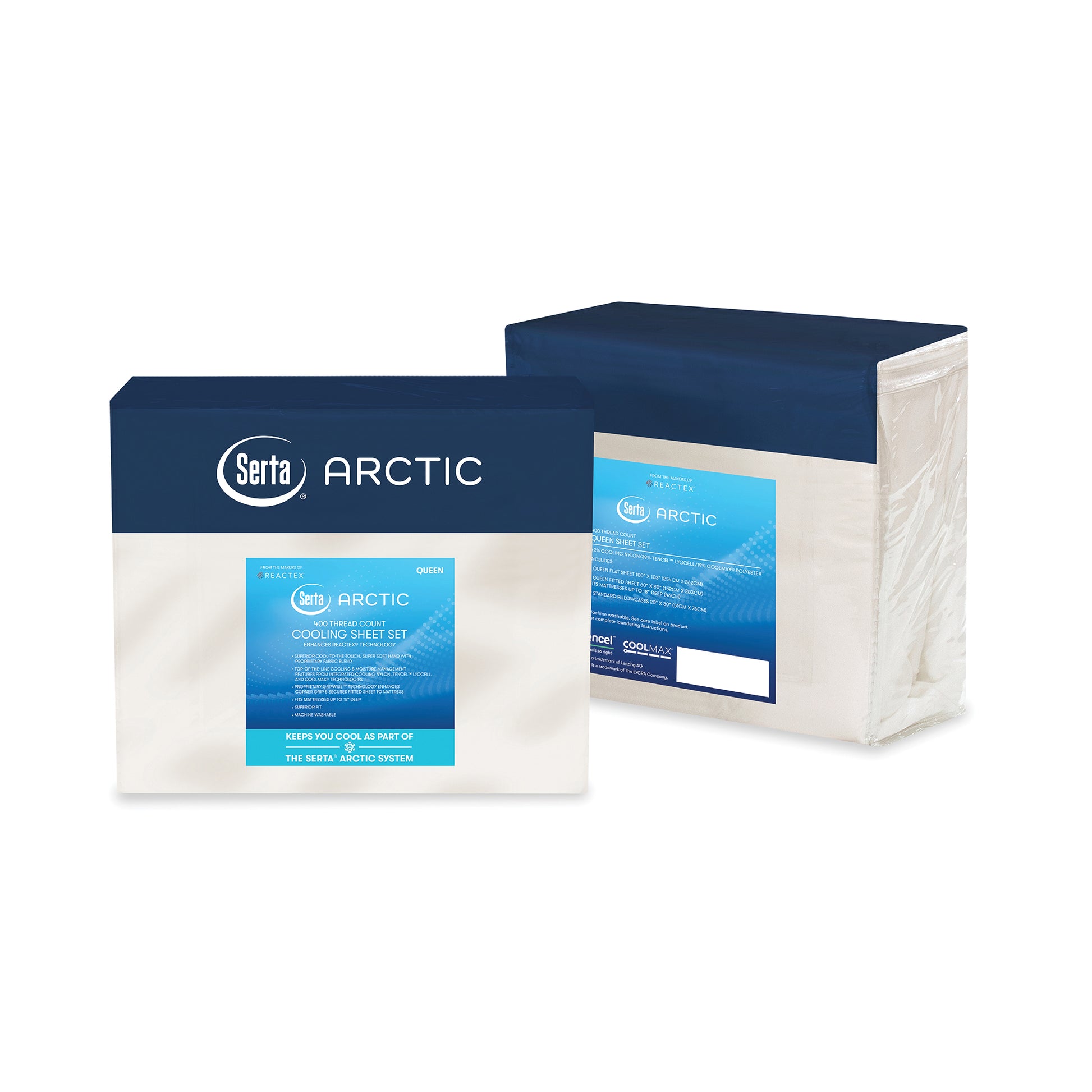 Serta Arctic Sheets Ivory - ARCTIC SHEETS IVORY