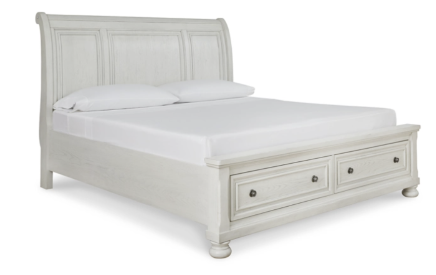 Sleigh Bed With Storage