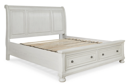 Sleigh Bed With Storage