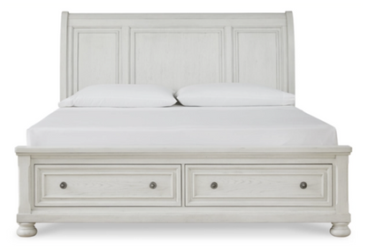 Sleigh Bed With Storage