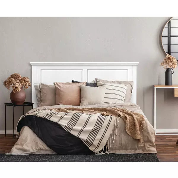 Rize Cottage Style Headboard - Available in 3 Colors - White | Black |